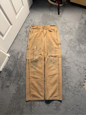 Distressed Bulwark FR CAT 2 Canvas Cotton Industrial Work Pants Men's 32 JLJ8BD